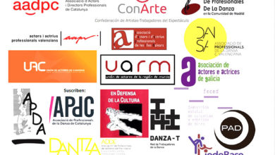 Comunicado artistas escénicos