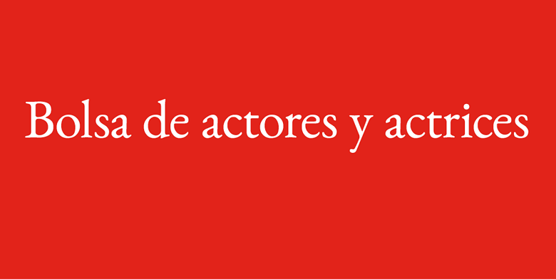 Bolsa actores actrices