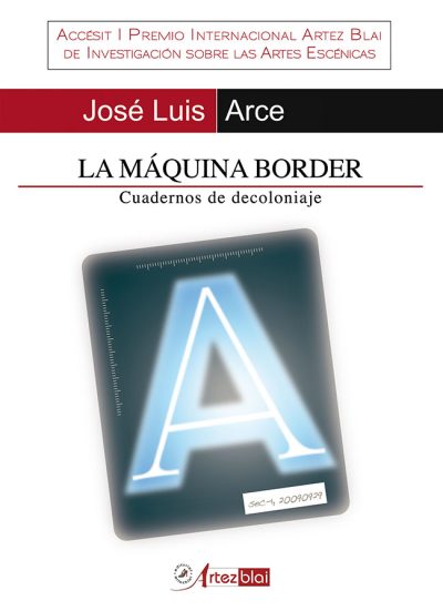 portada la maquina border jose luis arce editorial artezblai