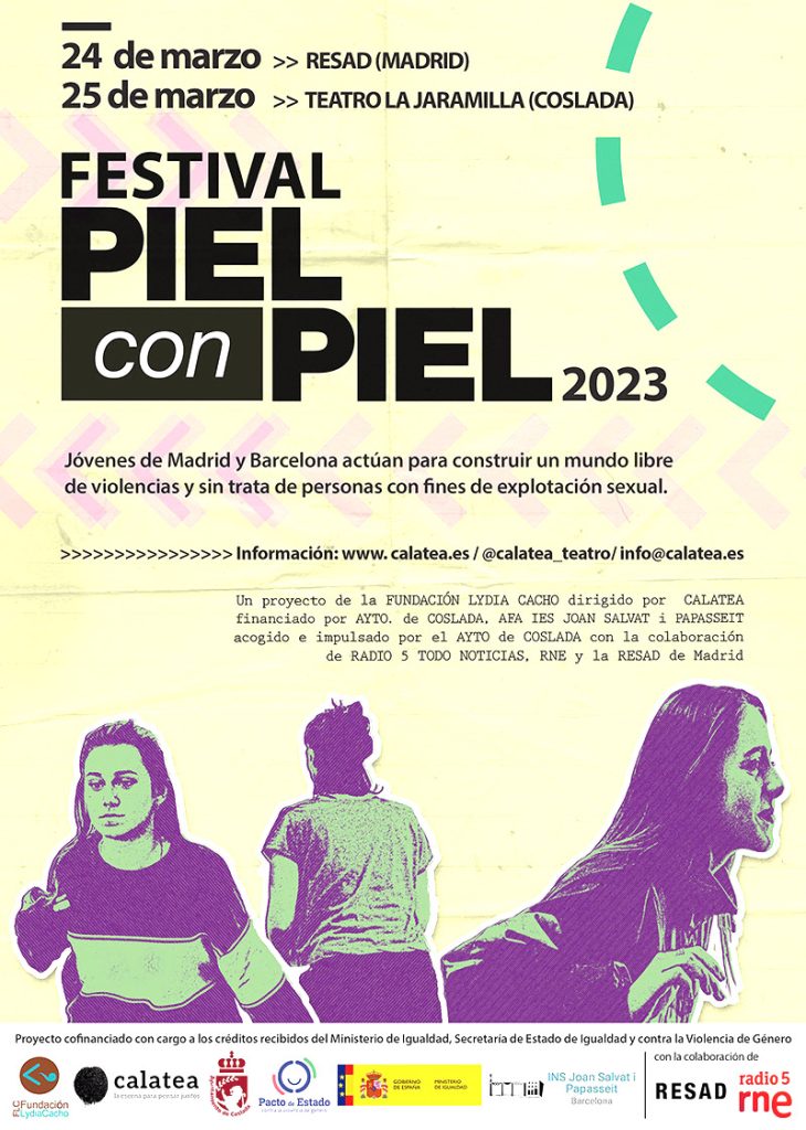 cartel piel con piel 2023 artezblai