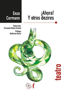 libro ahora y otros dezires enzo cormann editorial artezblai