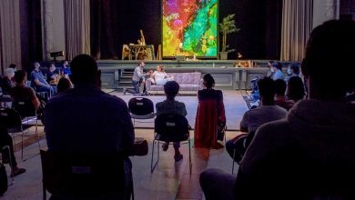 Montaje Yerma sala bbk artezblai