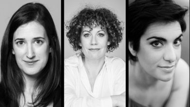 De izquierda a derecha, Paula Llorens, Raquel Piera e Isabel Martí. artezblai