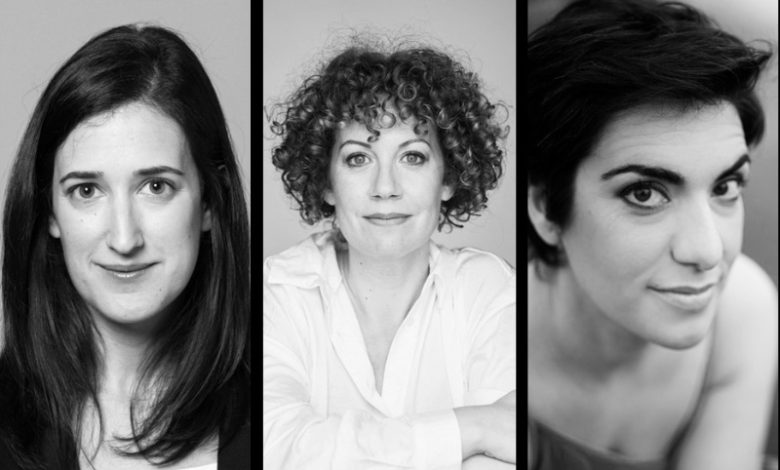 De izquierda a derecha, Paula Llorens, Raquel Piera e Isabel Martí. artezblai