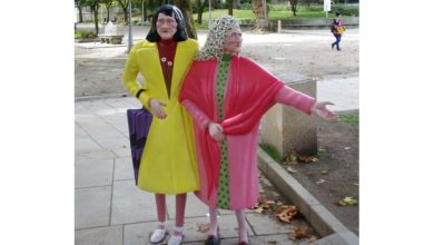 Las hermanas Maruxa y Coralia Fandiño